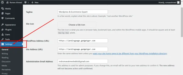 How to change WordPress admin email?